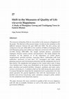 Research paper thumbnail of Shift in the Measures of Quality of Life viz-a-viz Happiness