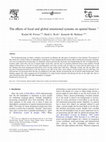 Research paper thumbnail of The effects of focal and global attentional systems on spatial biases