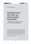 Research paper thumbnail of Kapitalismens nye ånd og økonomiske hamskifte - Boltanski og Chiapello og tesen om den kognitive kapitalisme