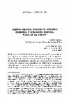 Research paper thumbnail of Algunos aspectos teóricos de semántica lingüística y lexicología histórica. Notas de un debate