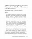 Research paper thumbnail of Mapping Colonial Stereotypes in the Selected Diasporic Novels of the New Millennium: A Critical Examination- Satyanarayan Tiwari & Ajay K. Chaubey