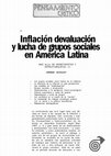 Research paper thumbnail of Inflación, devaluación y lucha de grupos sociales en América Latina