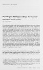 Research paper thumbnail of Psychological androgeny and ego development