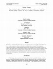 Research paper thumbnail of Fact or fiction: Is social studies “history” in North Carolina’s elementary schools? Social Studies Research and Practice