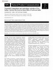 Research paper thumbnail of Terpenoid compositions and antioxidant activities of two Indian valerian oils from the Khasi Hills of north-east India