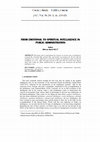 Research paper thumbnail of From Emotional to Spiritual Intelligence in Public Administration