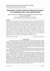 Research paper thumbnail of Optimization of Surface Finish in Orthogonal Turning of Al-Si Aluminium Alloy Using Taguchi Method