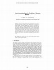 Research paper thumbnail of Fuzzy Association Rules for Prediction of Monsoon Rainfall