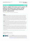 Research paper thumbnail of Digi-Do: a digital information tool to support patients with breast cancer before, during, and after start of radiotherapy treatment: an RCT study protocol