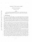 Research paper thumbnail of Geometry of non-transitive graphs