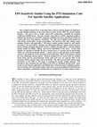 Research paper thumbnail of EPS Sensitivity Studies Using the PTS Simulation Code for Specific Satellite Applications