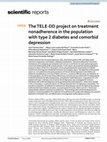 Research paper thumbnail of The TELE-DD project on treatment nonadherence in the population with type 2 diabetes and comorbid depression