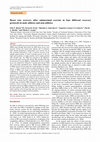 Research paper thumbnail of Heart rate recovery after submaximal exercise in four different recovery protocols in male athletes and nonathletes