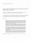 Research paper thumbnail of Socio-economic &amp; household risk factors of malaria in tribal areas of Madhya Pradesh, central India