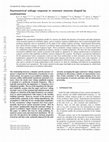 Research paper thumbnail of Asymmetric hyperpolarized and depolarized subthreshold resonance in neurons