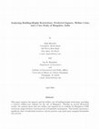 Research paper thumbnail of 2004) “Analyzing building-height restrictions: predicted impacts and welfare costs” Journal of Regional Science and Urban Economics Bertaud, Alain.2010 “Land Markets, Government Interventions and Housing Affordability” Wolfensohn Centre for Development at