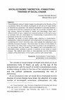 Research paper thumbnail of Social-Economic Theoretical Connections: Theories of Social Change