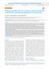 Research paper thumbnail of Antidepressant-like effect of Cuminum cyminum essential oil on the forced swim and tail suspension tests in male mice