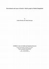 Research paper thumbnail of Determinants and causes of death of elderly people in Matlab, Bangladesh