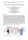 Research paper thumbnail of Business coaching: Research and design strategies