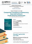 Research paper thumbnail of Presentazione del libro: Comparing Transitions to Democracy. Law and Justice in South America and Europe eds. C. Paixão, M. Meccarelli Cham, Springer, 2021, 7 aprile 2022