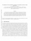 Research paper thumbnail of No signaling and strong subadditivity condition for tomographic q-entropy of single qudit states