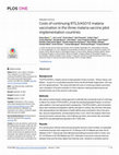 Research paper thumbnail of Costs of continuing RTS,S/ASO1E malaria vaccination in the three malaria vaccine pilot implementation countries