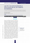 Research paper thumbnail of Las TIC y su aplicación en la Educación Inicial en tiempos de pandemia