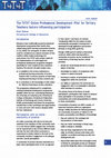 Research paper thumbnail of The T4T4T Online Professional Development Pilot for Tertiary Teachers: factors influencing participation