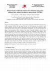 Research paper thumbnail of Measurement of enhanced emission from Titanium using nano-enhanced laser induced breakdown spectroscopy (NELIBS)