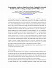 Research paper thumbnail of Experimental Studies on High Power Diode Pumped Q-Switched Double Clad Flower Shape Codoped Er3+/Yb3+Fiber Laser