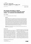 Research paper thumbnail of New housing development of Warsaw in the context of sustainable design and climate change – city guidelines and recommendations