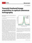 Research paper thumbnail of Towards Freehand Image Acquisition In Optical Coherence Tomography