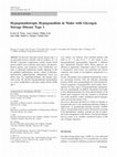 Research paper thumbnail of Hypogonadotropic Hypogonadism in Males with Glycogen Storage Disease Type 1