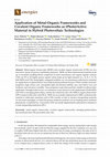 Research paper thumbnail of Application of Metal-Organic Frameworks and Covalent Organic Frameworks as (Photo)Active Material in Hybrid Photovoltaic Technologies