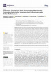 Research paper thumbnail of Polymeric Dopant-Free Hole Transporting Materials for Perovskite Solar Cells: Structures and Concepts towards Better Performances