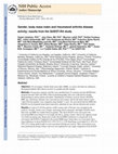 Research paper thumbnail of Gender, body mass index and rheumatoid arthritis disease activity: results from the QUEST-RA study