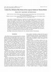 Research paper thumbnail of Cationic Dye (Methylene Blue) Removal from Aqueous Solution by Montmorillonite