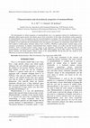 Research paper thumbnail of Characterization and electrokinetic properties of montmorillonite