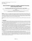 Research paper thumbnail of Electro-Oxidation Treatment for Turbidity in Pistachio Processing Industry Wastewater (PPIW)