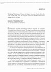 Research paper thumbnail of Wolfgang Eilenberger, Tiempo de magos: la gran década de la filosofía 1919-1929: [reseña]