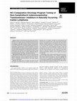 Research paper thumbnail of NCI Comparative Oncology Program Testing of Non-Camptothecin Indenoisoquinoline Topoisomerase I Inhibitors in Naturally Occurring Canine Lymphoma