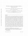 Research paper thumbnail of The Radon transform and the Hough transform: a unifying perspective