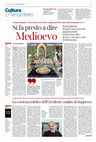 Research paper thumbnail of SI FA PRESTO A DIRE MEDIOEVO. 
TORNANO I "MERCOLEDÌ CON LA STORIA"