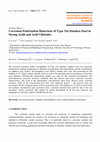 Research paper thumbnail of Corrosion Polarization Behaviour of Type 316 Stainless Steel in Strong Acids and Acid Chlorides