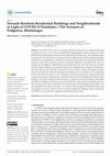 Research paper thumbnail of Towards Resilient Residential Buildings and Neighborhoods in Light of COVID-19 Pandemic—The Scenario of Podgorica, Montenegro