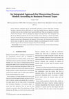 Research paper thumbnail of An Integrated Approach for Discovering Process Models According to Business Process Types