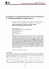 Research paper thumbnail of Development of Geographic Information System (GIS) Spread of The Dangerous Diseases in Jember District