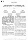 Research paper thumbnail of Analysis of Upper Arm Circumference Using Statistical Approach as a Risk Factor of Stunting Cases