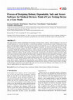 Research paper thumbnail of Process of Designing Robust, Dependable, Safe and Secure Software for Medical Devices: Point of Care Testing Device as a Case Study